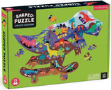 MudPuppy: Jurassic Skatepark Shaped Scene Puzzle - 75pc
