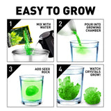 National Geographic Green Glow-in-the-dark Crystal Growing Lab