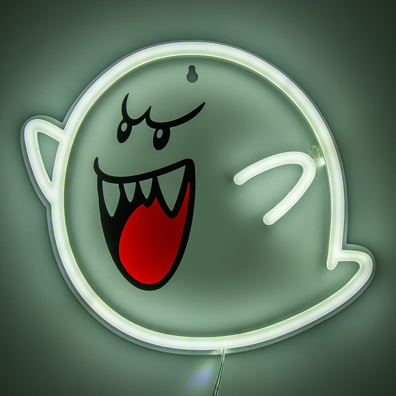 Super Mario Boo Wall Mountable LED Neon Light