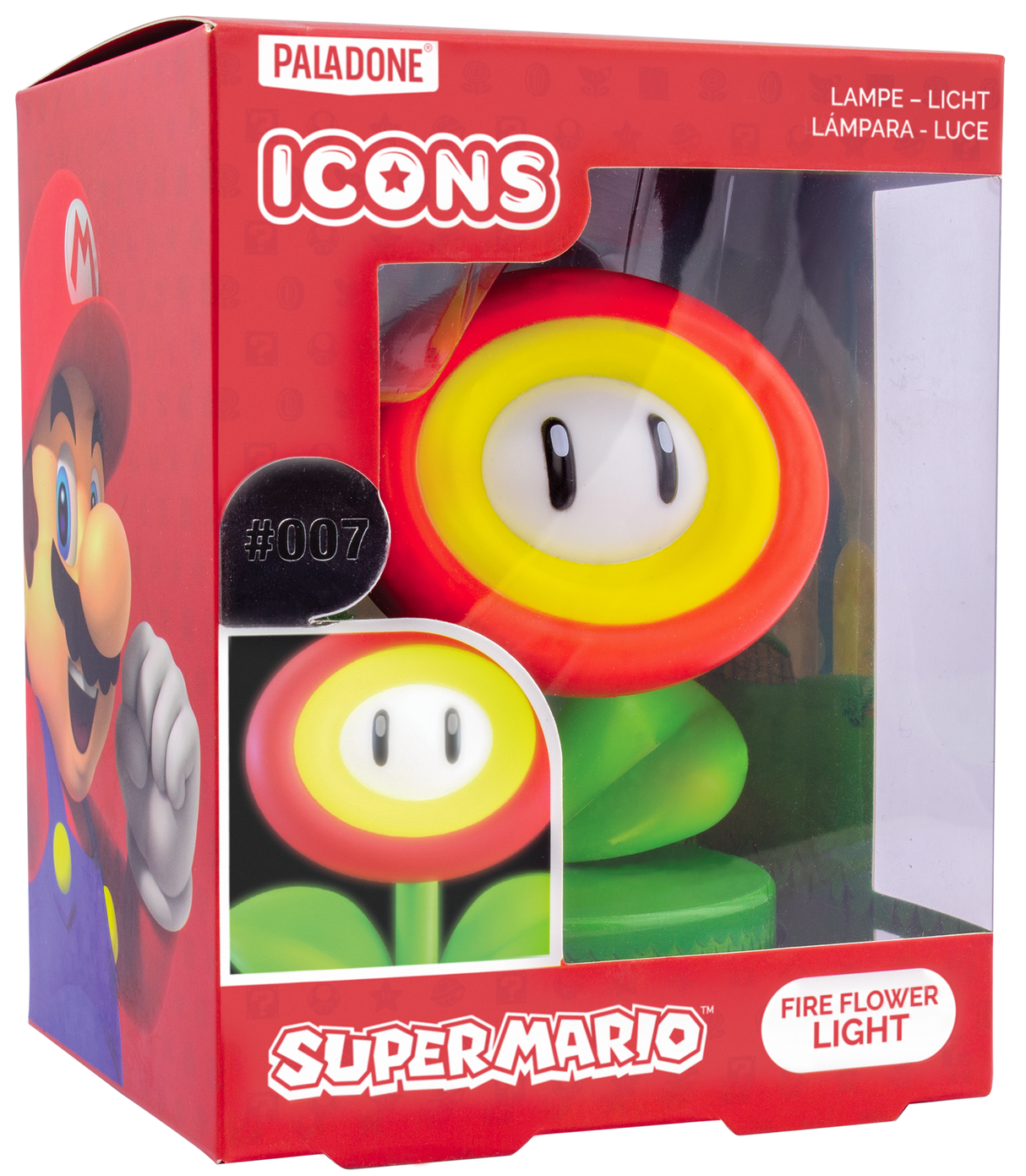Super Mario Fire Flower Icon Light