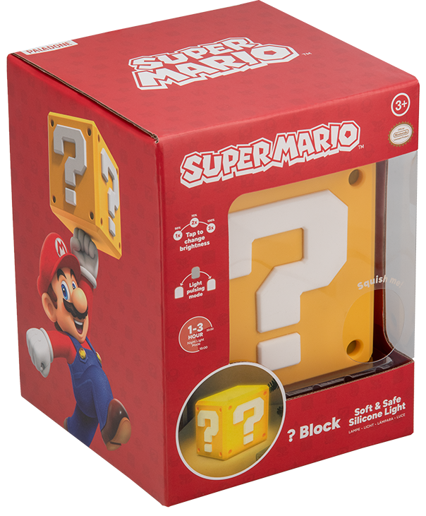 Super Mario Question Block SquishyGlo Light