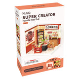 Rolife: Panda Hot Pot - Super Creator Plastic DIY Miniature Puzzle