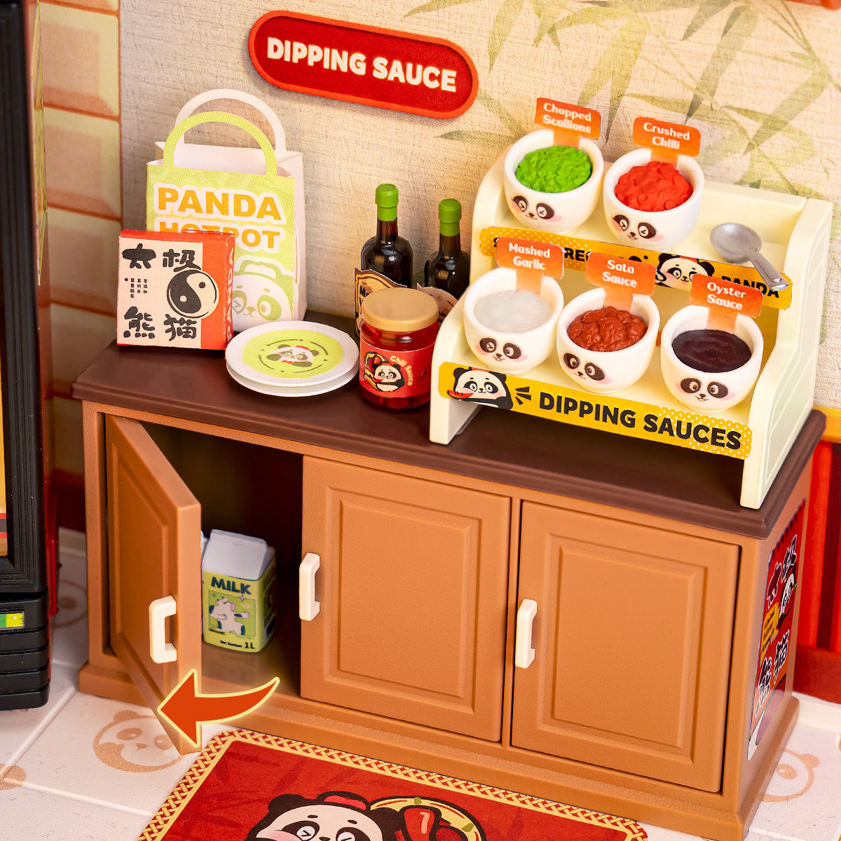 Rolife: Panda Hot Pot - Super Creator Plastic DIY Miniature Puzzle