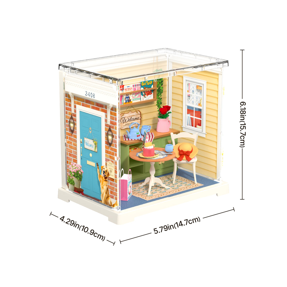 Rolife: Sunshine Sip Porch - Super Creator Plastic DIY Miniature Puzzle