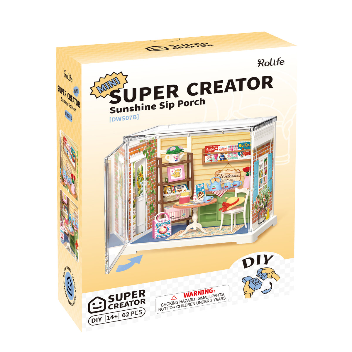 Rolife: Sweet Sips Tea - Super Creator Plastic DIY Miniature Puzzle
