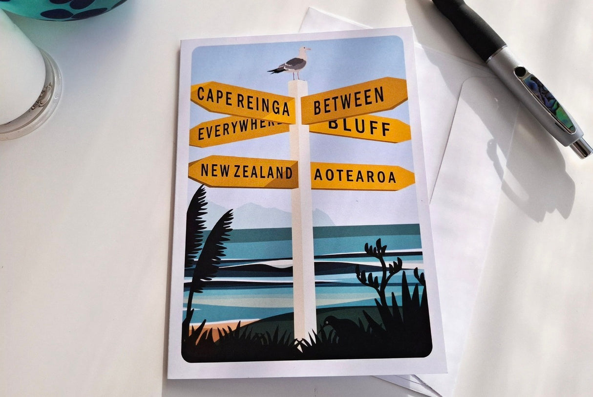 Ian Blackwell: Greeting Card - Tiki Tour