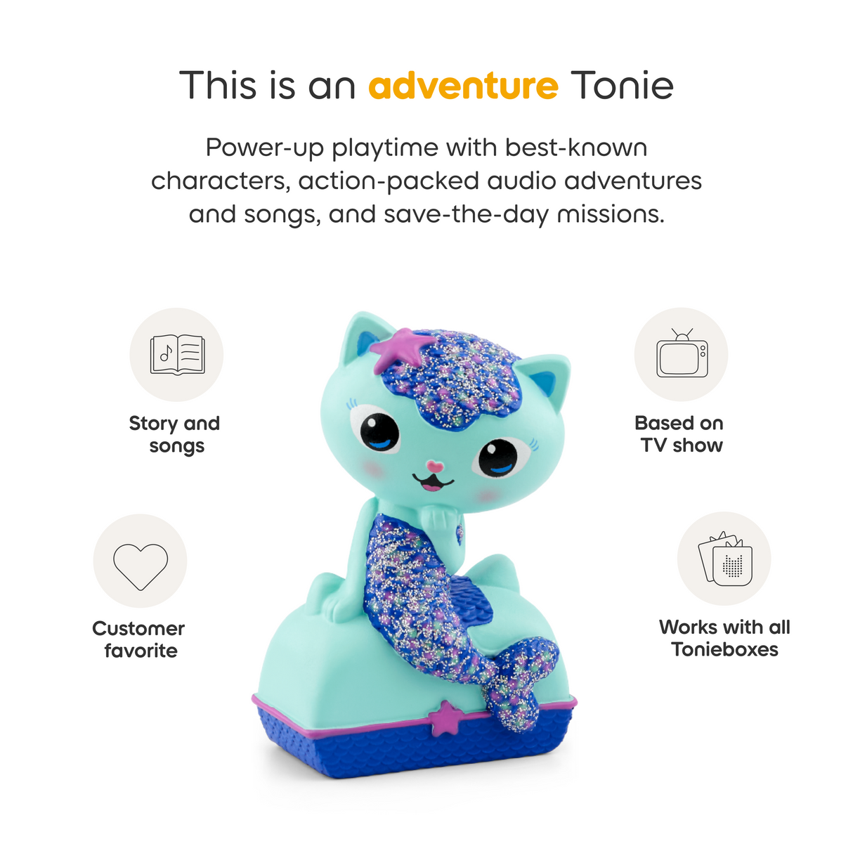 tonies: Gabby's Dollhouse - Mercat Tonie Audio Character