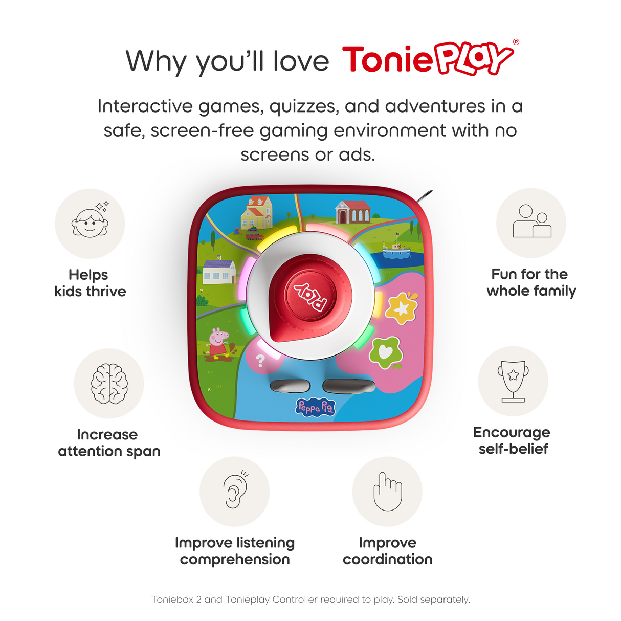 tonies: Tonieplay Peppa Pig - Playdate with Peppa Game