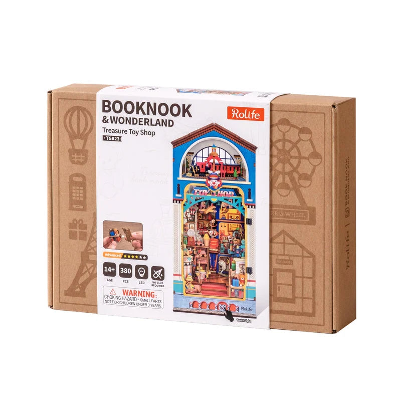 Rolife: Treasure Toy Shop DIY Book Nook Puzzle Kit - (TGB23)