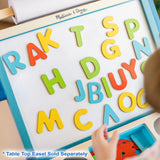 Melissa & Doug: Wooden Alphabet Magnets: 52 Pieces