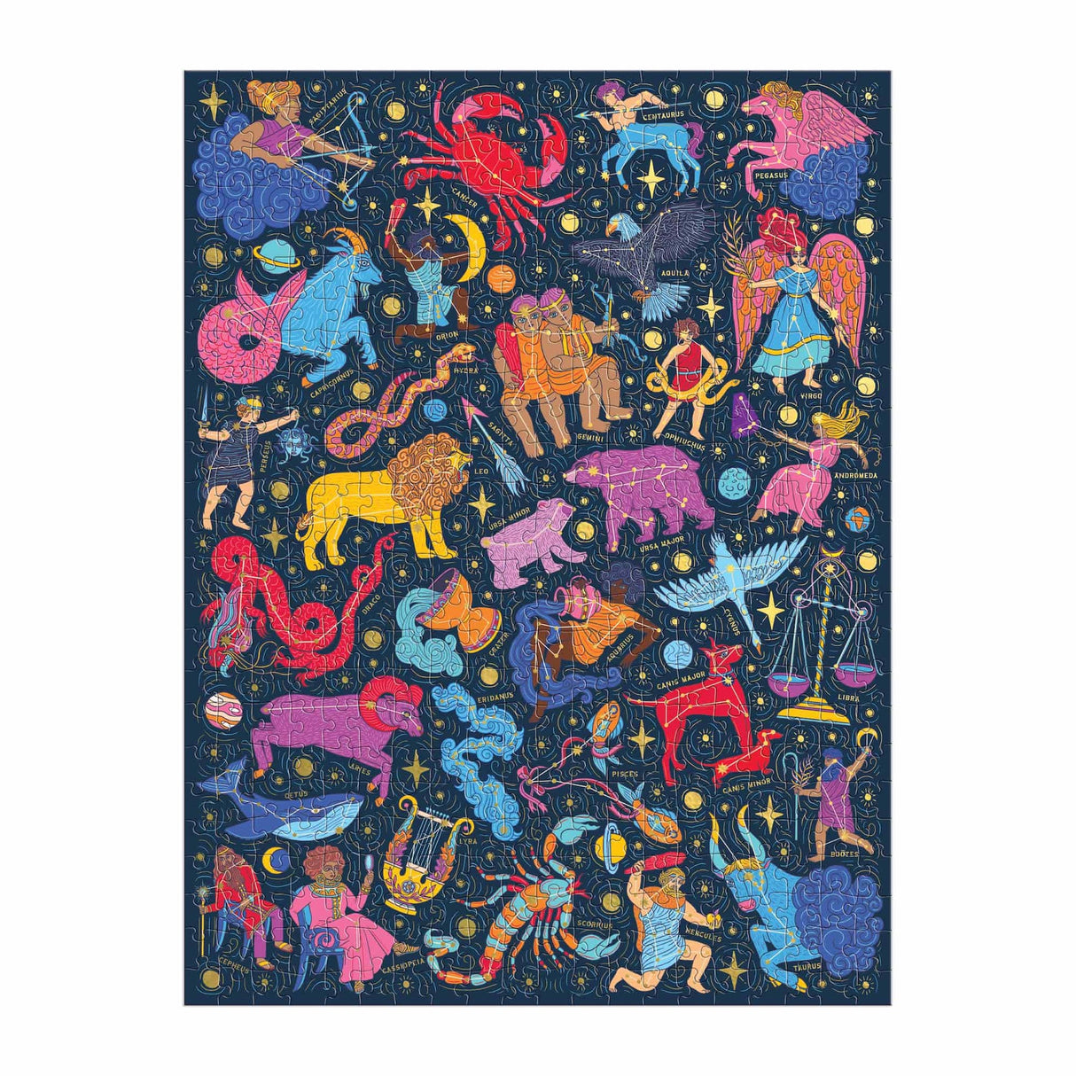 Galison Constellations 101: Stargazing Book Puzzle - 500 Piece