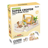 Rolife: Sunny Break Terrace - Super Creator Plastic DIY Miniature Puzzle