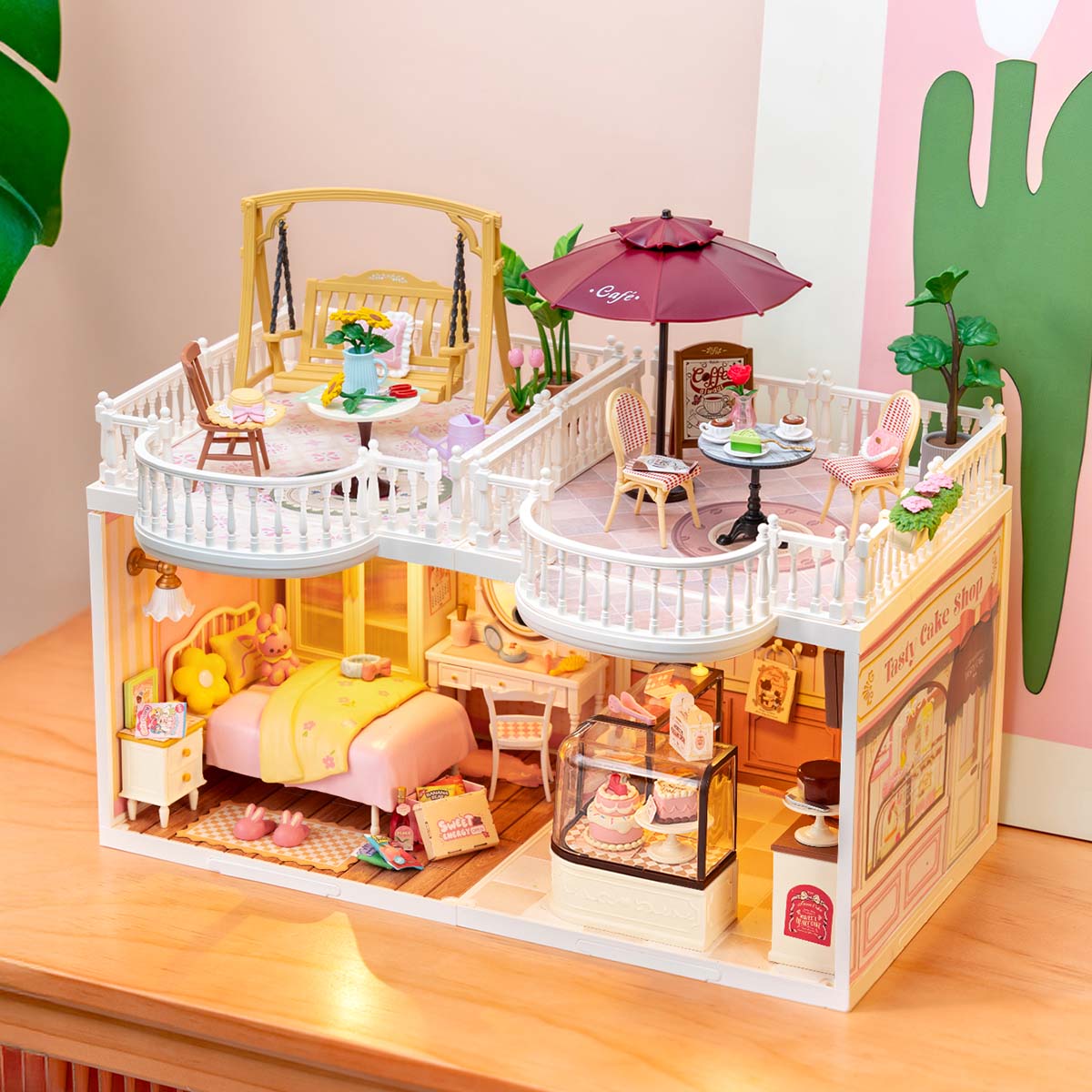 Rolife: Sunny Break Terrace - Super Creator Plastic DIY Miniature Puzzle