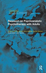 Research on Psychoanalytic Psychotherapy with Adults