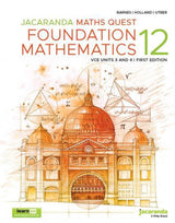 Jacaranda Maths Quest 12 Foundation Mathematics VCE Units 3 and 4, 1e learnON & Print