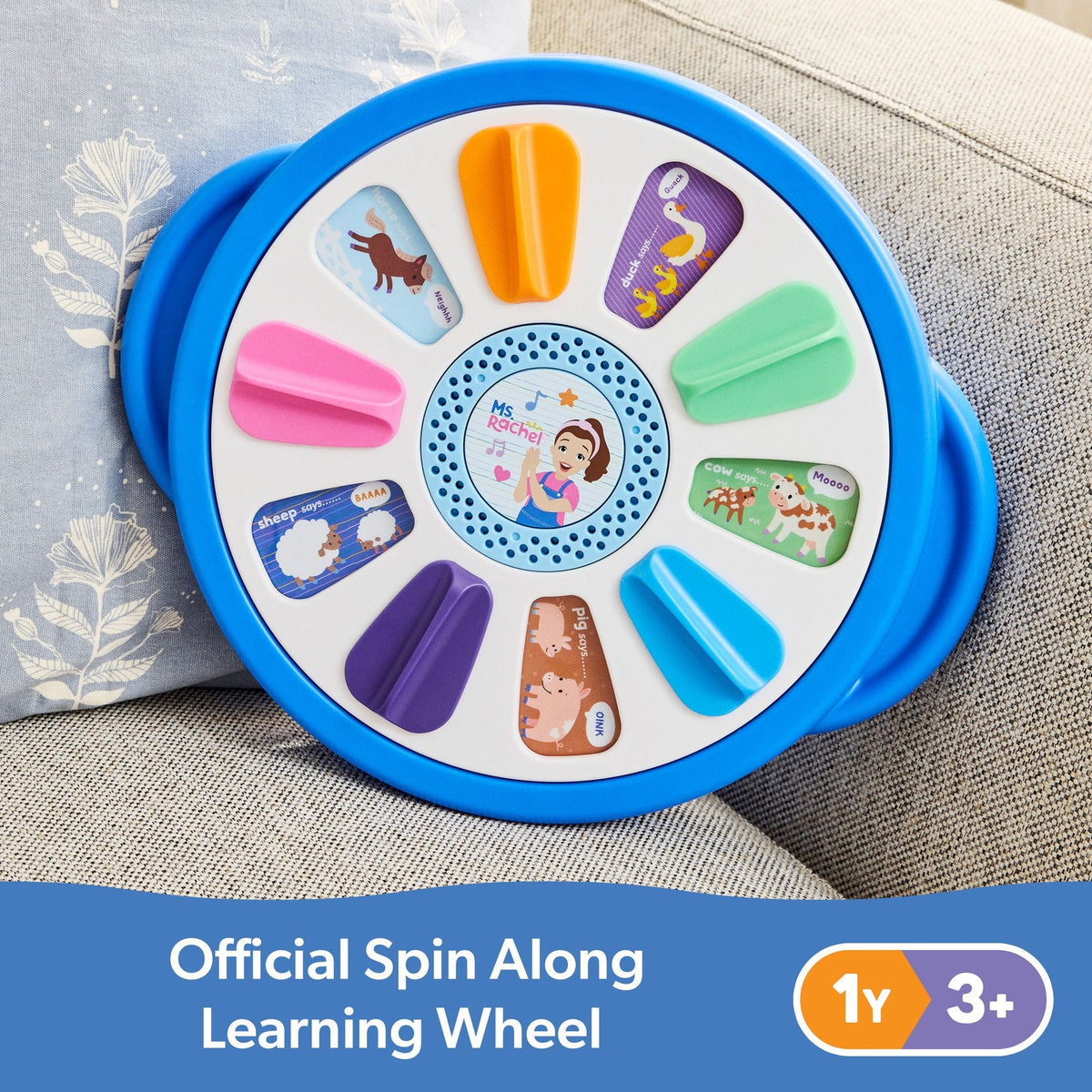 Ms. Rachel Spin Along Learning Wheel