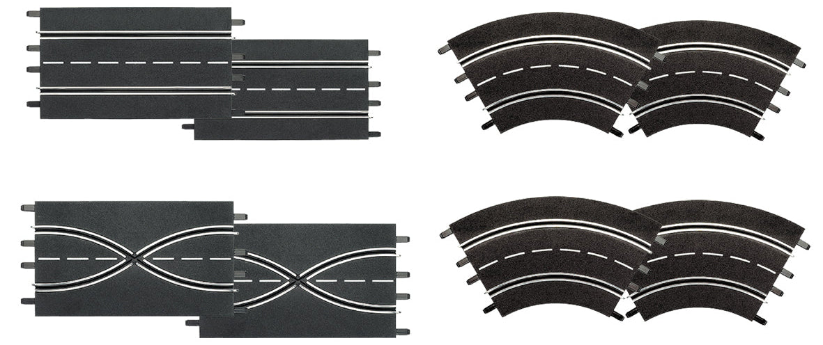 Carrera Track Extension Set - 8 Pack