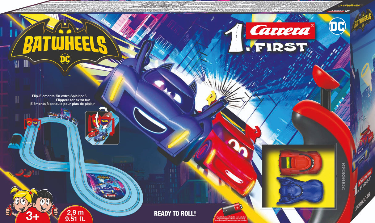 Carrera First Batwheels - Ready to Roll Slot Car Set