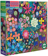eeBoo: Seeds & Flowers Square Puzzle - 1000pc