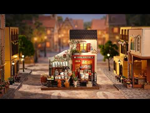 Rolife Vienna Bookstore DIY Miniture Puzzle - (DG183)