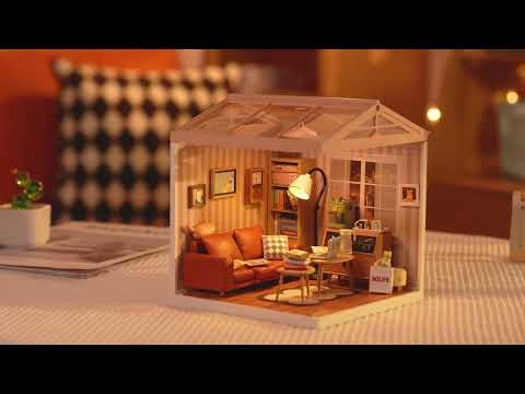 Rolife: Cozy Living Lounge - Super Creator Plastic DIY Miniature Puzzle