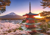 Ravensburger: Mount Fuji Cherry Blossom View - 1000 Pieces