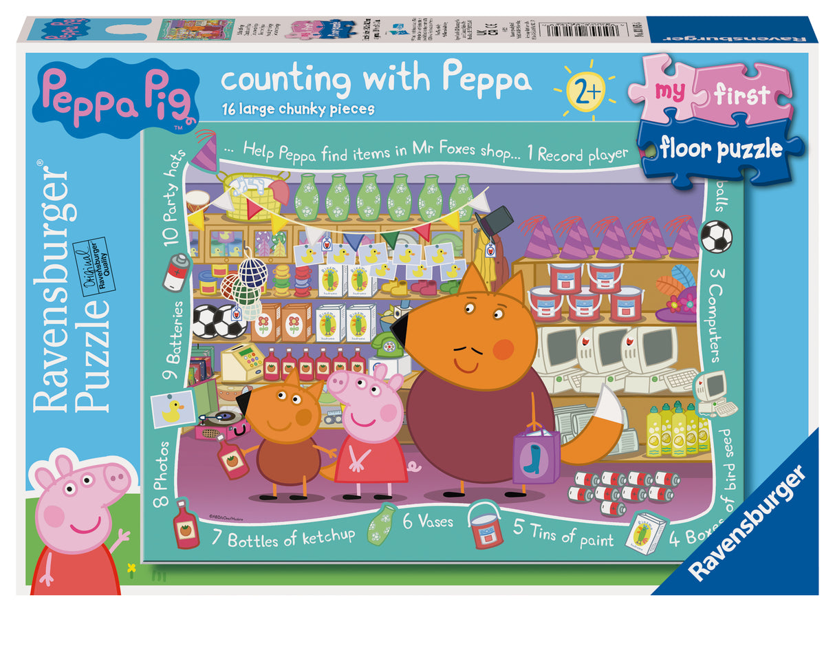 Ravensburger: Peppa Pig My First Floor Puzzle - 16 Pieces